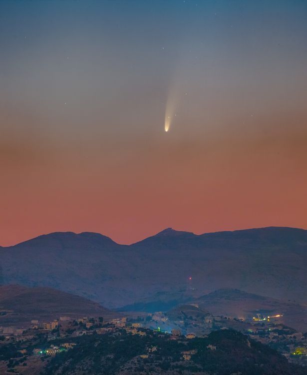 cometa neowise visto do Reino Unido 