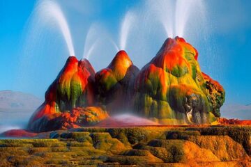 the fly geyser in nevada